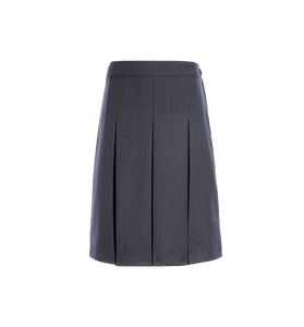 PA - Girls Pleated Gray Skort (5th-8th Grades)