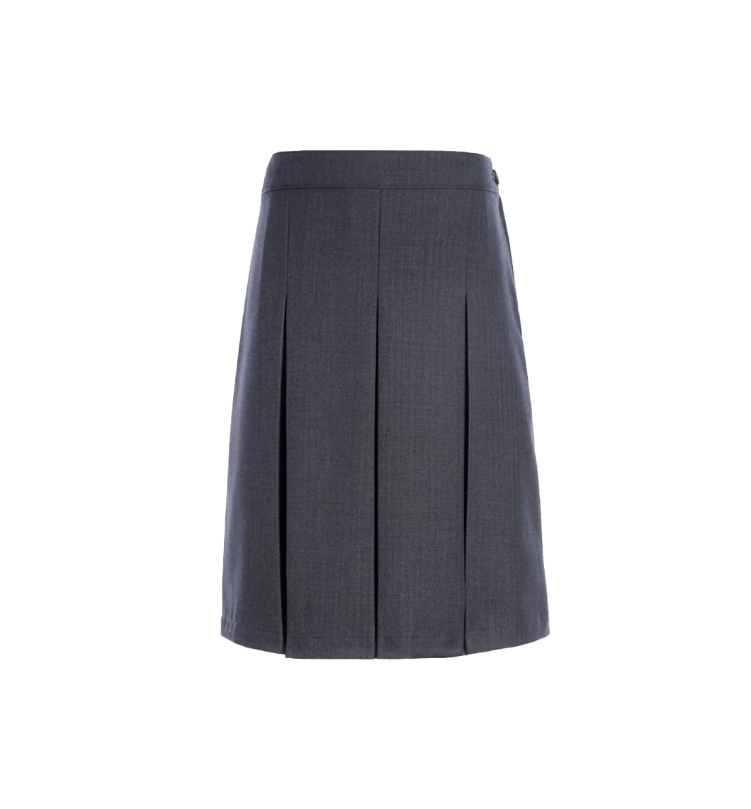 PA - Girls Pleated Gray Skort (5th-8th Grades)