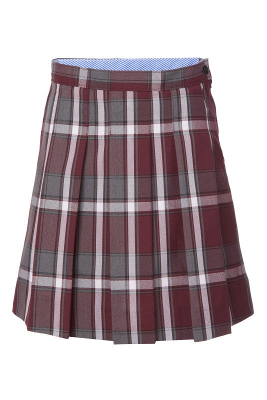 New Tommy Hilfiger - Girls Pleated Plaid Skirt
