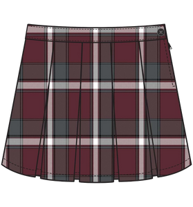 PA - Girls Pleated Plaid Skirt